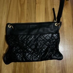 Marc By Marc Jacobs Black Quilted Leather Purse